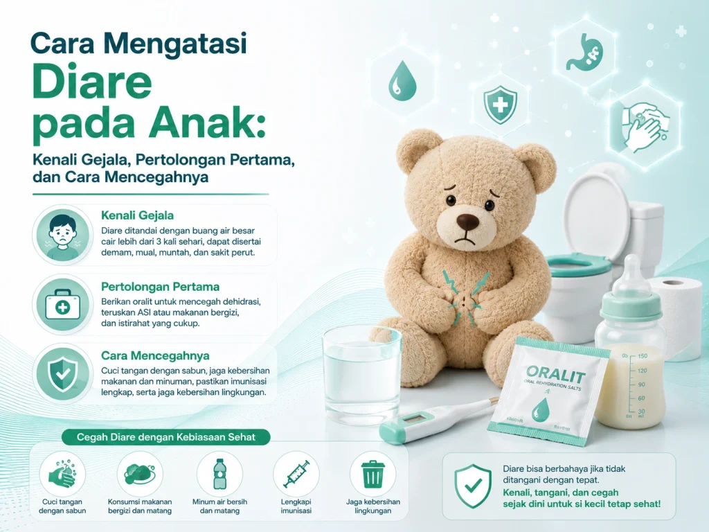 Cara Mengatasi Diare pada Anak Kenali Gejala, Pertolongan Pertama, dan Cara Mencegahnya