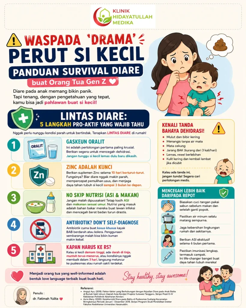 Waspada ‘Drama’ Perut Si Kecil Panduan Survival Diare buat Orang Tua Gen Z