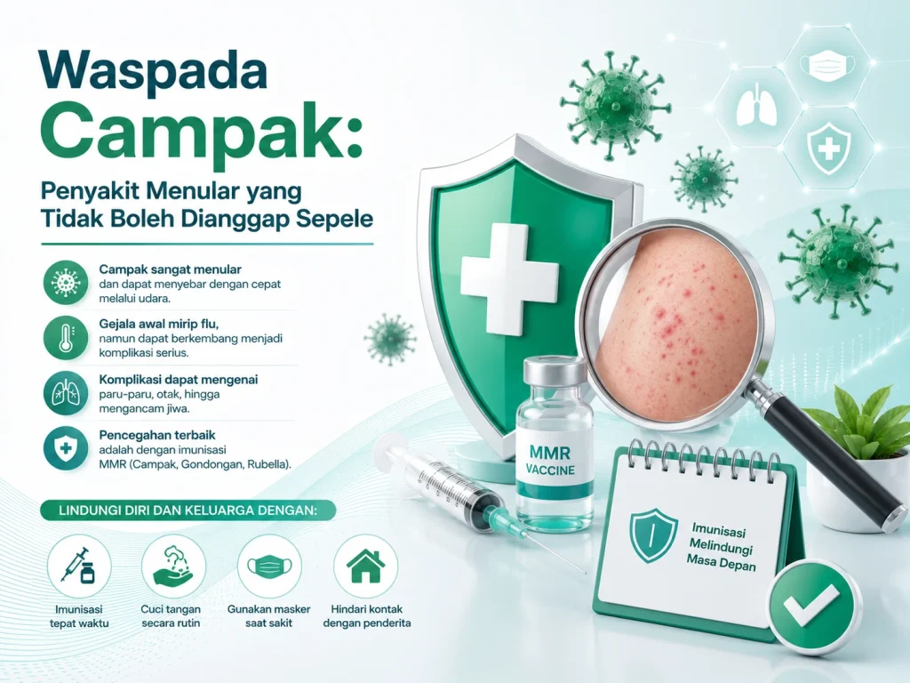 Waspada Campak Penyakit Menular yang Tidak Boleh Dianggap Sepele