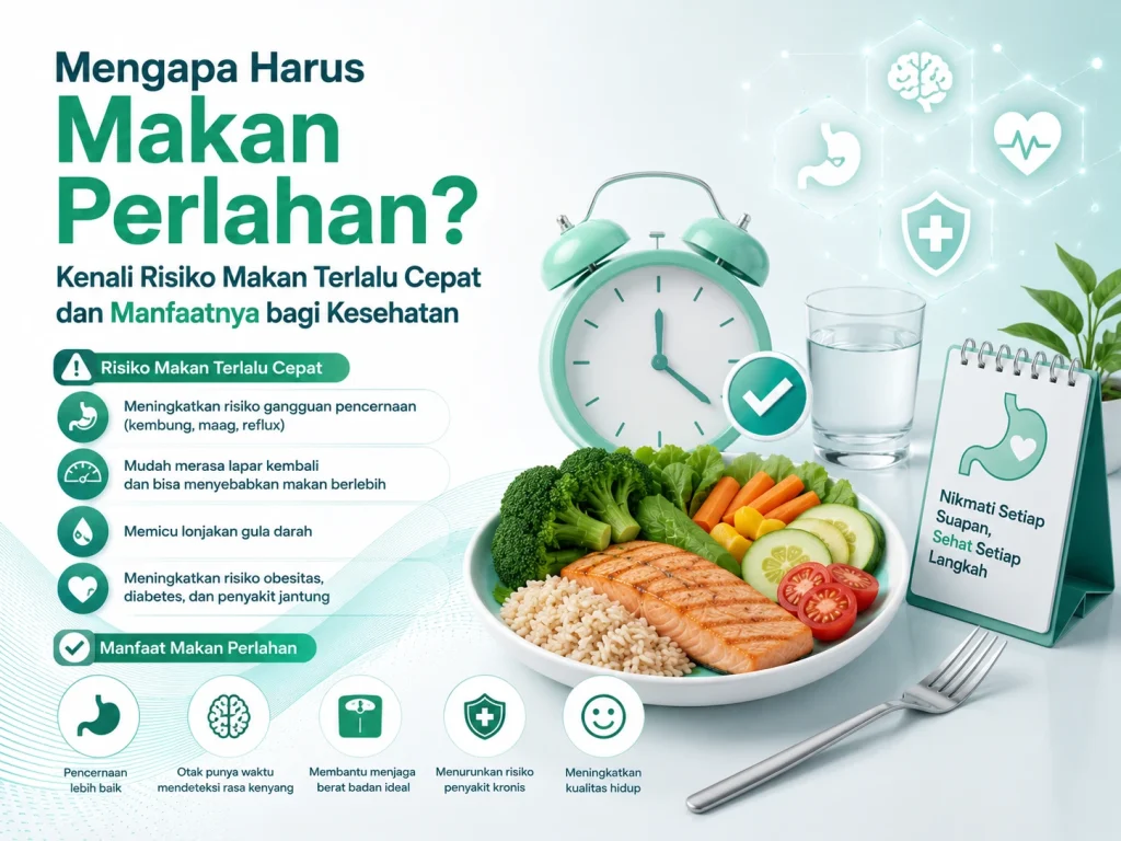 Mengapa Harus Makan Perlahan? Kenali Risiko Makan Terlalu Cepat dan Manfaatnya bagi Kesehatan